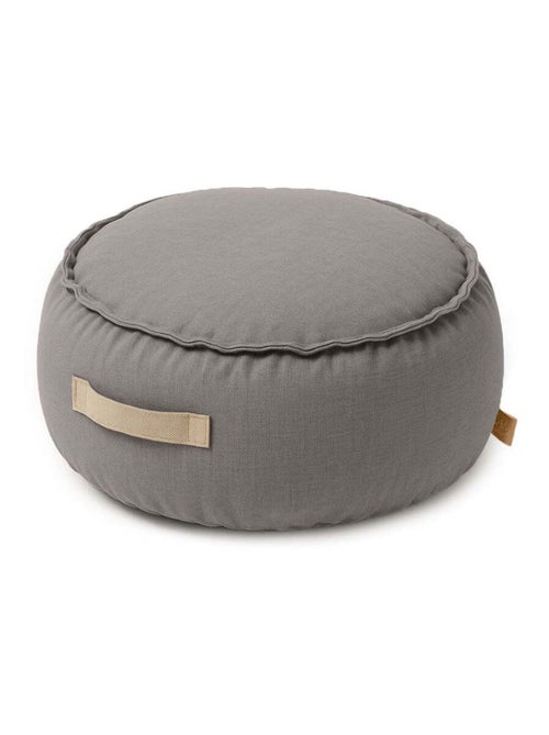 Pouf enfant  d'extérieur, Outzy Sakobag Rond Gris - Kiabi
