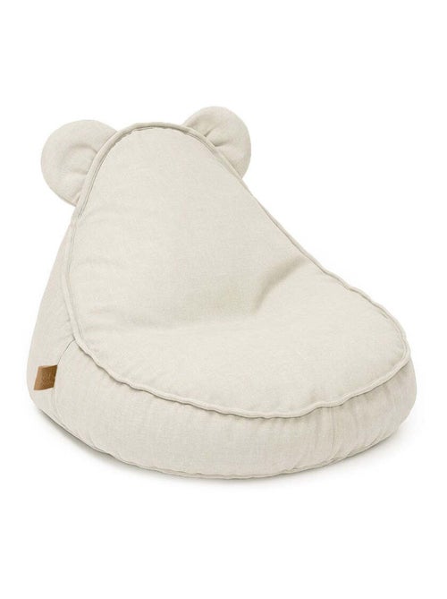 Pouf enfant  d'extérieur, Outzy Sakobag Teddy Beige - Kiabi