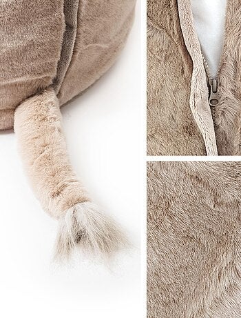 Pouf enfant en peluche Éléphant George