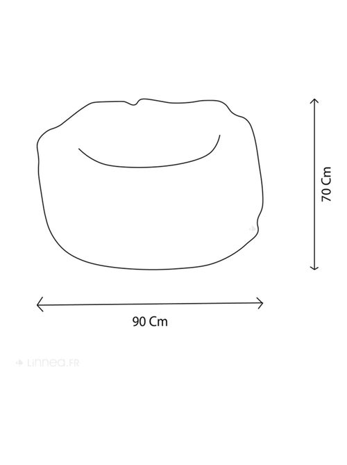 Pouf enfant en peluche Mouton Harry - Kiabi