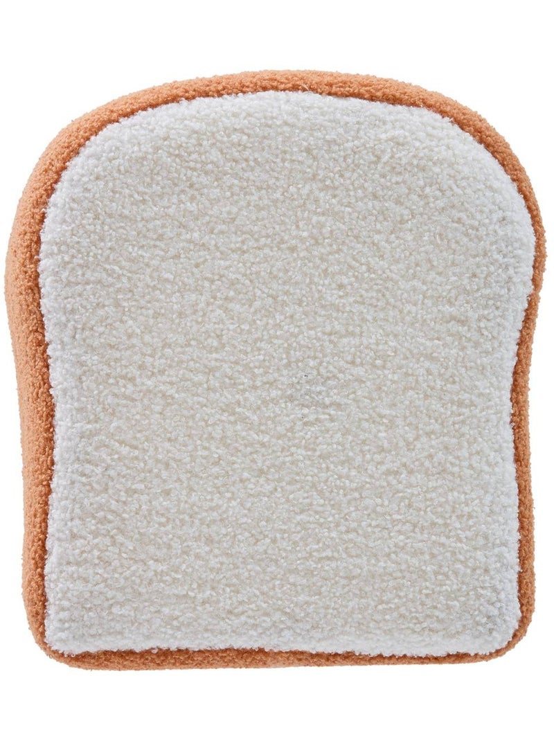 Pouf enfant forme toast en tissu bouclette TOSTIE Beige - Kiabi
