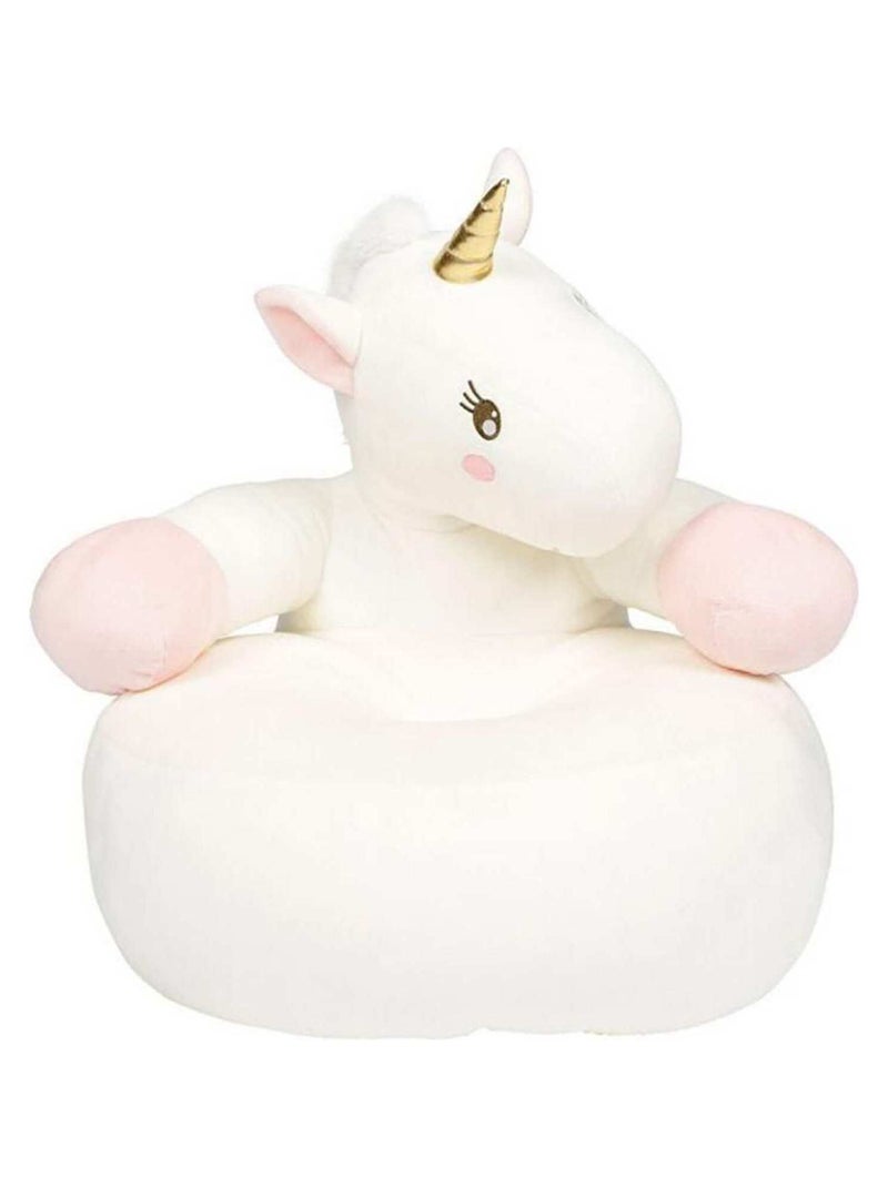 Pouf enfant Licorne Blanc - Kiabi