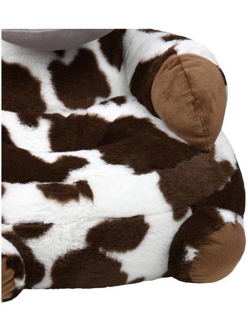 Pouf enfant Lise marron - Kiabi