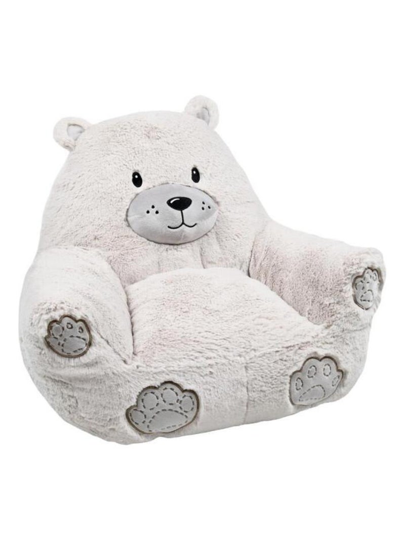 Pouf enfant ours "Jules" Beige - Kiabi