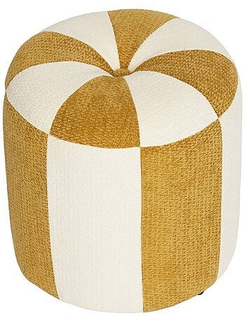 Pouf enfant tissu chenille Wila