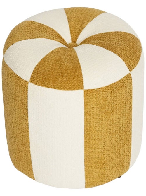 Pouf enfant tissu chenille  Wila - Kiabi