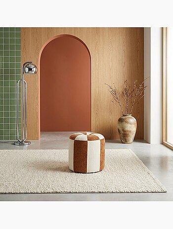 Pouf enfant tissu chenille Wila