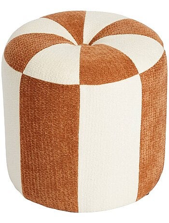 Pouf enfant tissu chenille Wila