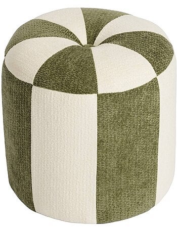 Pouf enfant tissu chenille Wila