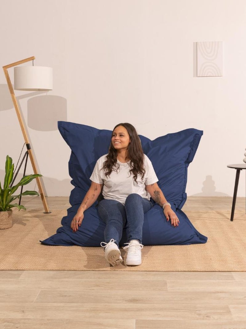 Pouf Extérieur Imperméable Anti-UV - Bananair Bleu - Kiabi