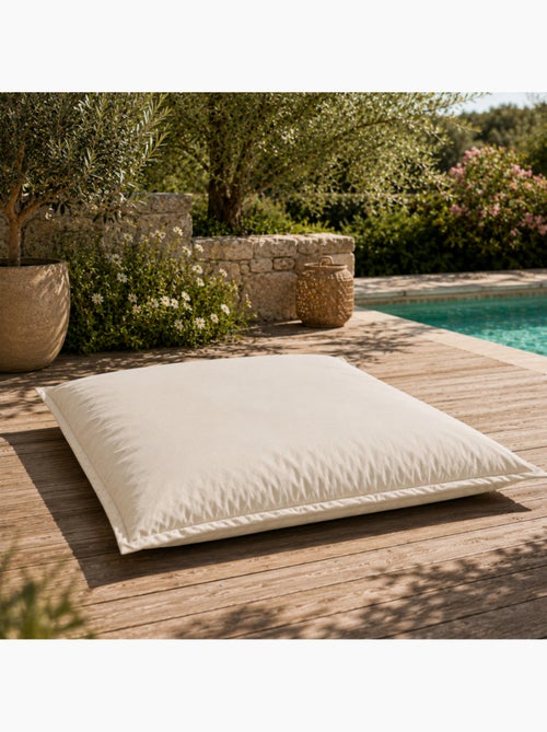 Pouf extérieur imperméable anti-uv déhoussable 120x160 cm - Kiabi