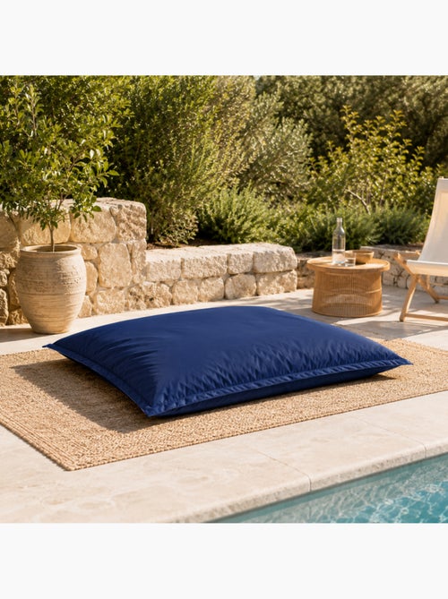Pouf extérieur imperméable anti-uv déhoussable 120x160 cm - Kiabi
