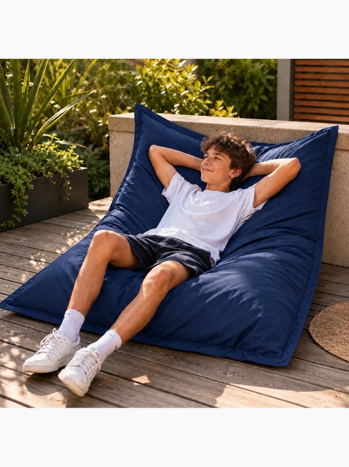 Pouf extérieur imperméable anti-uv déhoussable 120x160 cm - Kiabi