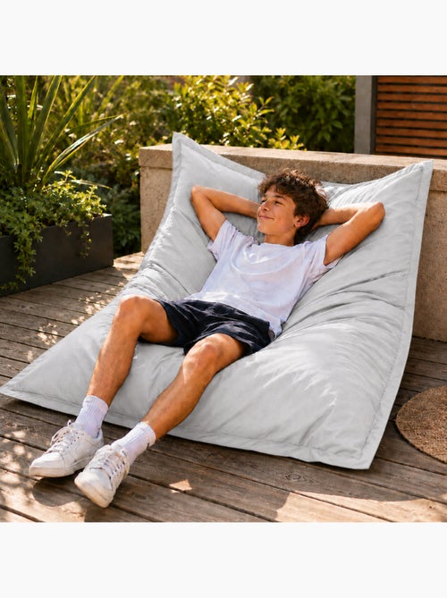 Pouf extérieur imperméable anti-uv déhoussable 120x160 cm - Kiabi