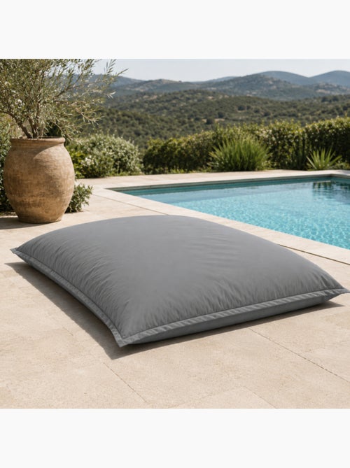 Pouf extérieur imperméable anti-uv déhoussable 120x160 cm - Kiabi