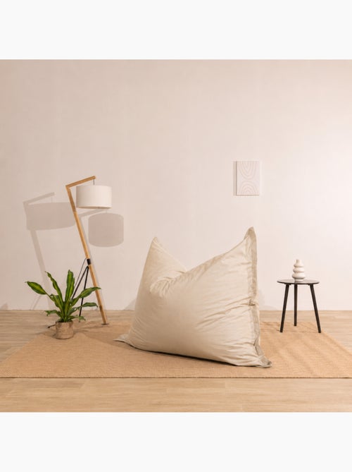 Pouf extérieur imperméable déhoussable anti-uv - 140x180 cm - Kiabi