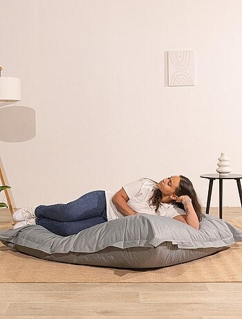 Pouf extérieur imperméable déhoussable anti-UV - 140x180 cm