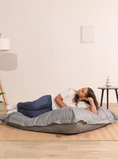Pouf extérieur imperméable déhoussable anti-UV - 140x180 cm - Kiabi