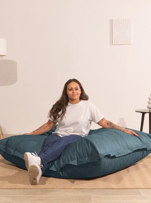 Pouf extérieur imperméable déhoussable anti-UV - 140x180 cm - Kiabi