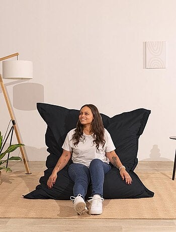 Pouf extérieur imperméable déhoussable anti-UV - 140x180 cm