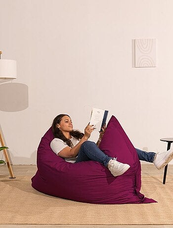 Pouf extérieur imperméable déhoussable anti-UV - 140x180 cm
