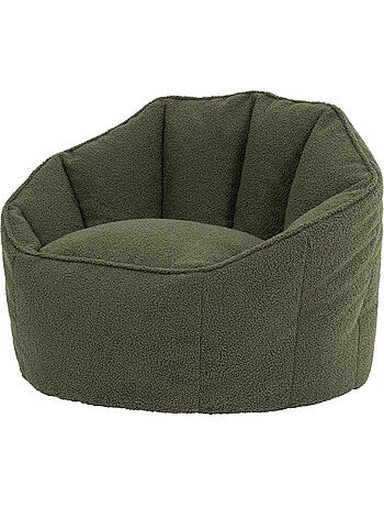 Pouf fauteuil coquillage sirena en bouclette - icon