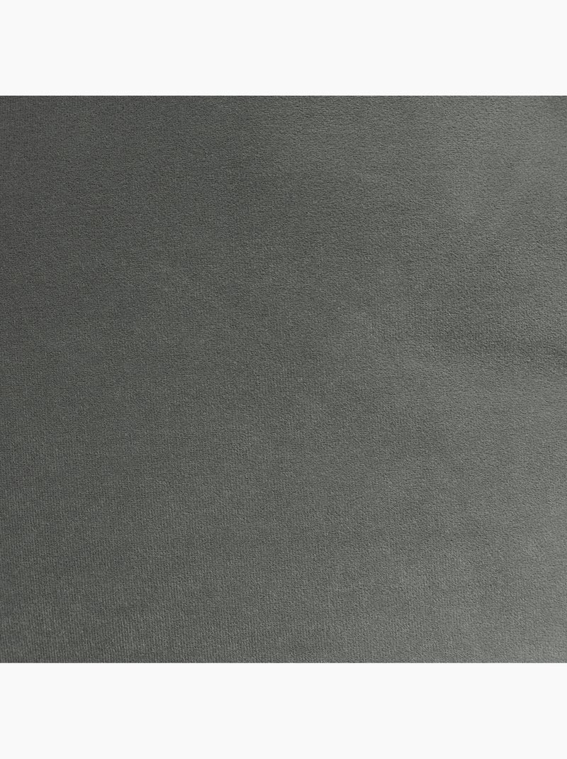 Pouf fauteuil coquillage sirena en velours mat - icon gris anthracite - Kiabi