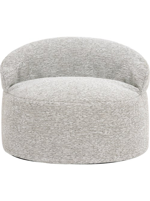 Pouf fauteuil d'appoint décoratif orb en tissu tissé - icon - Kiabi