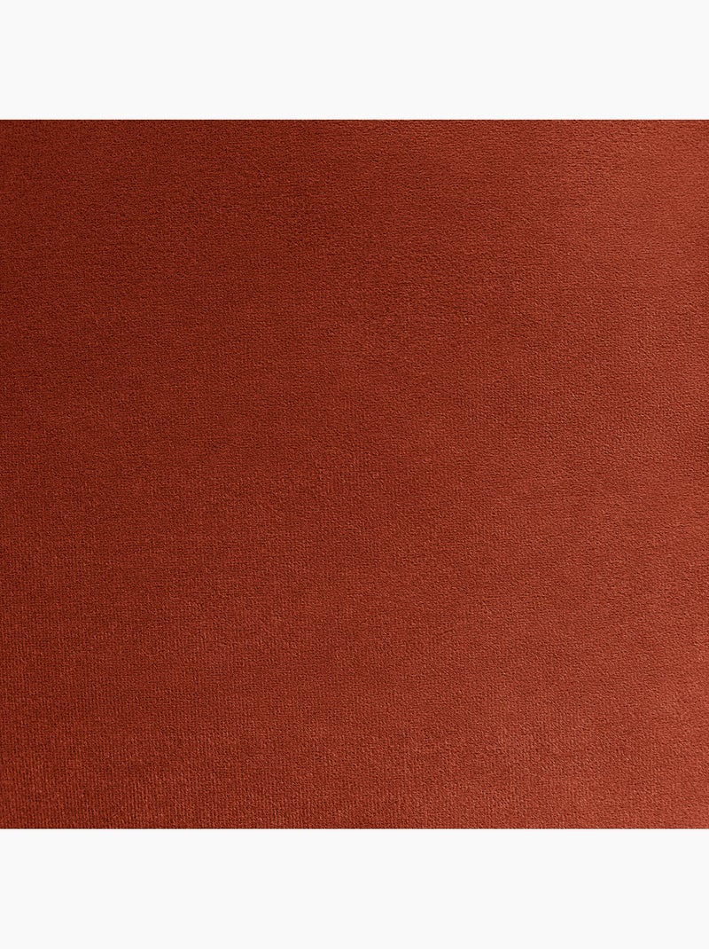 Pouf fauteuil d'appoint décoratif orb en velours mat - icon Terracotta - Kiabi