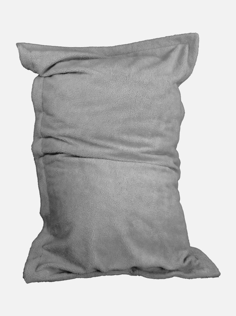 Pouf, fauteuil d'intérieur déhoussable - Sherpa - Vivezen Gris clair - Kiabi
