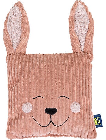 Pouf fauteuil enfant avec coussin animal assorti en velours côtelé - icon