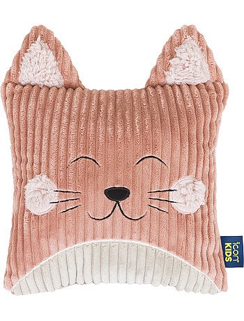 Pouf fauteuil enfant avec coussin animal assorti en velours côtelé - icon