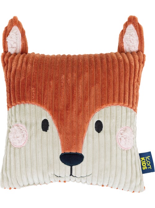 Pouf fauteuil enfant avec coussin animal assorti en velours côtelé - icon - Kiabi