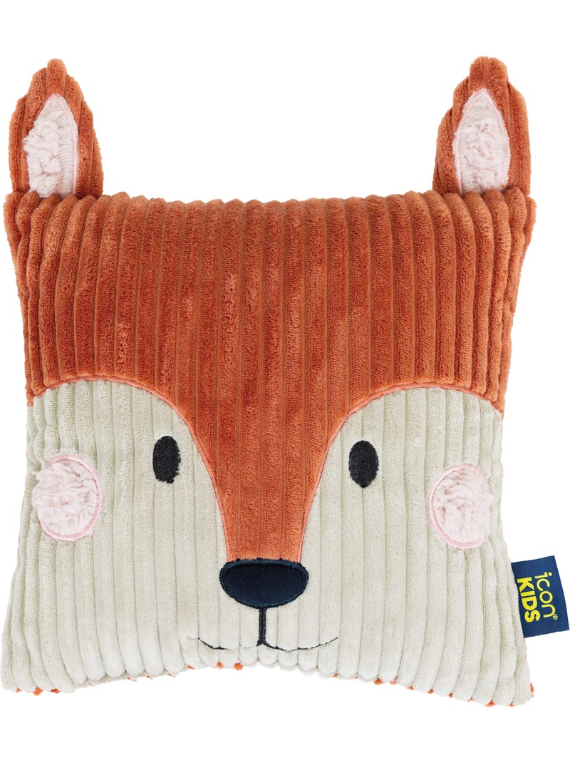 Pouf fauteuil enfant avec coussin animal assorti en velours côtelé - icon Terracotta - Kiabi