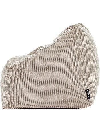 Pouf fauteuil enfant en velours côtelé - icon