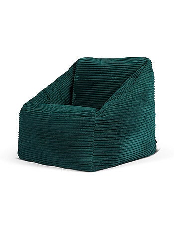 Pouf fauteuil enfant en velours côtelé - icon