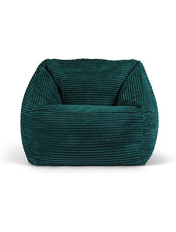 Pouf fauteuil enfant en velours côtelé - icon