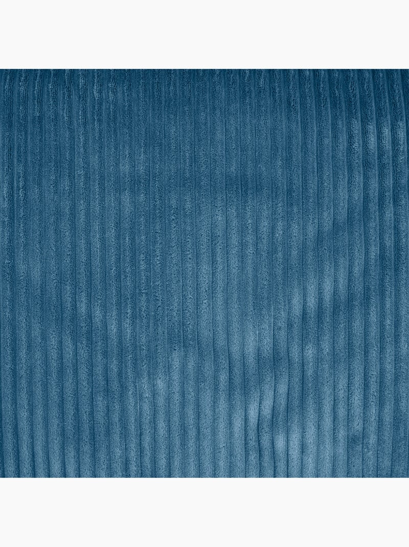 Pouf fauteuil enfant en velours côtelé - icon Bleu jean - Kiabi