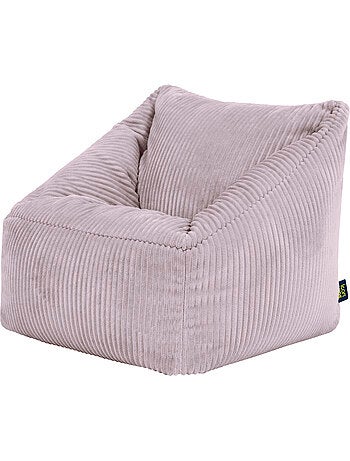 Pouf fauteuil enfant en velours côtelé - icon