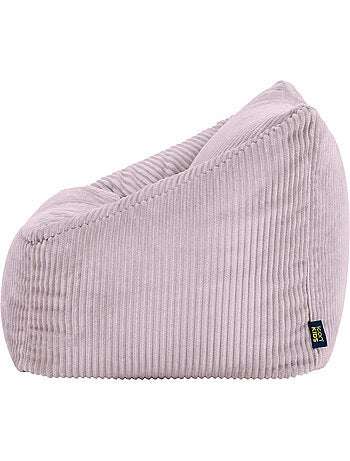 Pouf fauteuil enfant en velours côtelé - icon