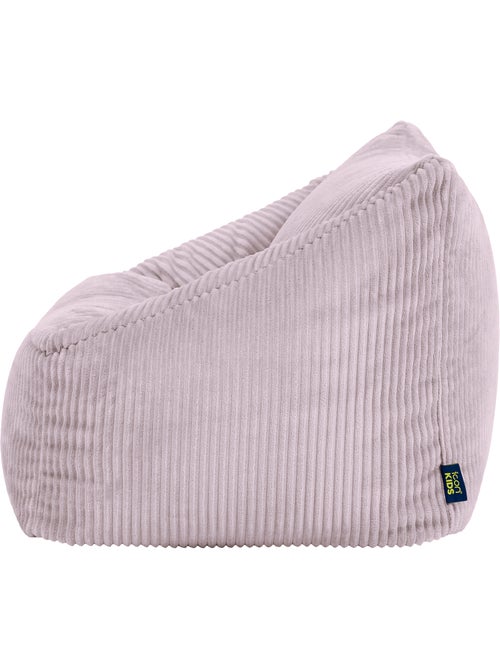 Pouf fauteuil enfant en velours côtelé - icon - Kiabi