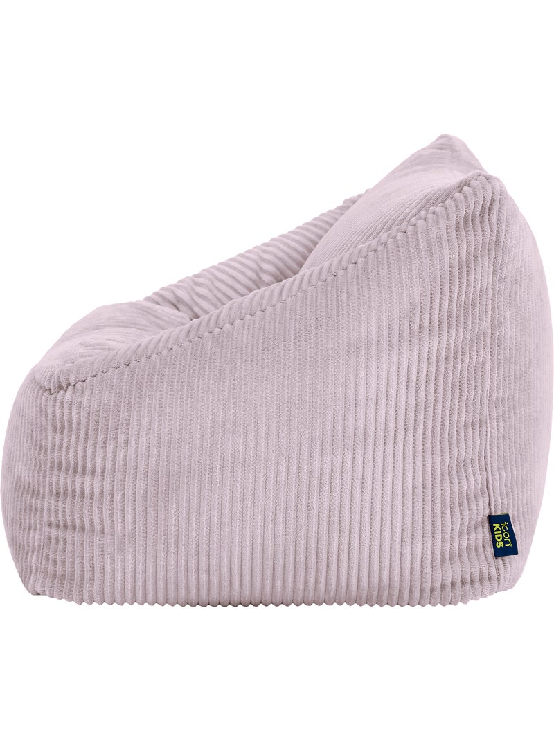 Pouf fauteuil enfant en velours côtelé - icon Mauve lilas - Kiabi