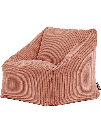 Pouf fauteuil enfant en velours côtelé - icon