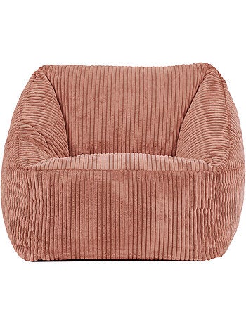 Pouf fauteuil enfant en velours côtelé - icon