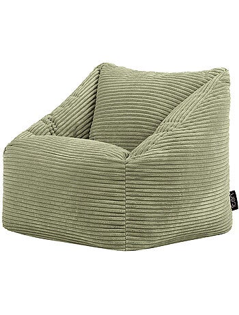 Pouf fauteuil enfant en velours côtelé - icon