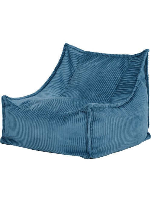 Pouf fauteuil grand enfant en velours côtelé - icon - Kiabi