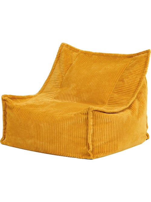 Pouf fauteuil grand enfant en velours côtelé - icon - Kiabi