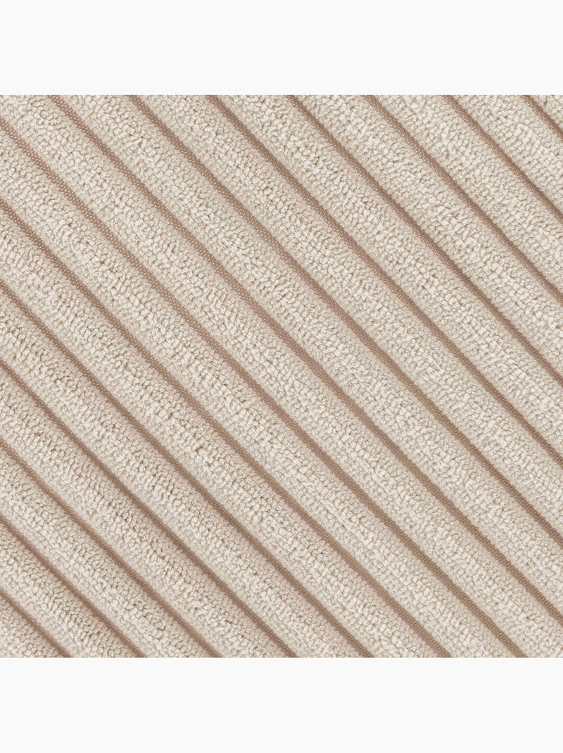 Pouf fauteuil salon natalia en velours côtelé - icon Beige - Kiabi