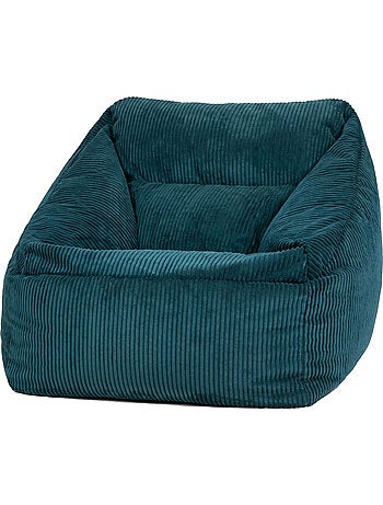 Pouf fauteuil salon natalia en velours côtelé - icon