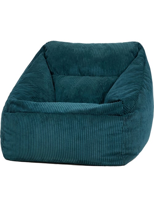 Pouf fauteuil salon natalia en velours côtelé - icon - Kiabi